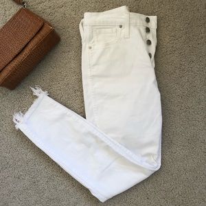 Madewell 10” high rise skinny crop